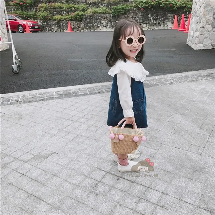 Пляжная Соломенная Корзина сумка тоут большая летняя мешок с кисточками и