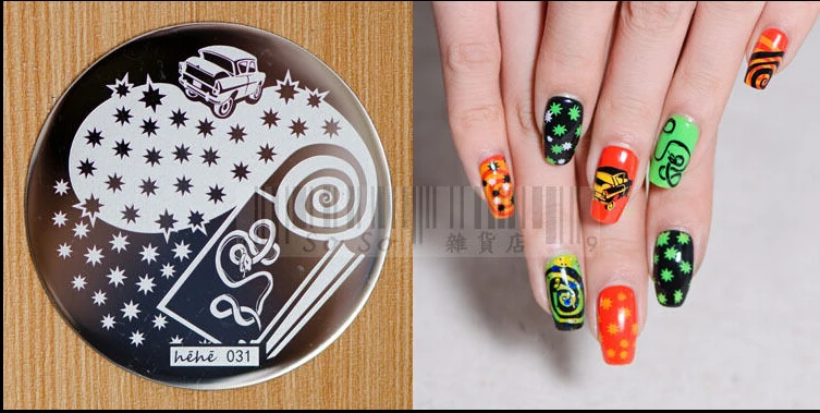 20 шт Новый дизайн ногтей штамповка шаблон изображения пластины HEHE серии (25 36) ***