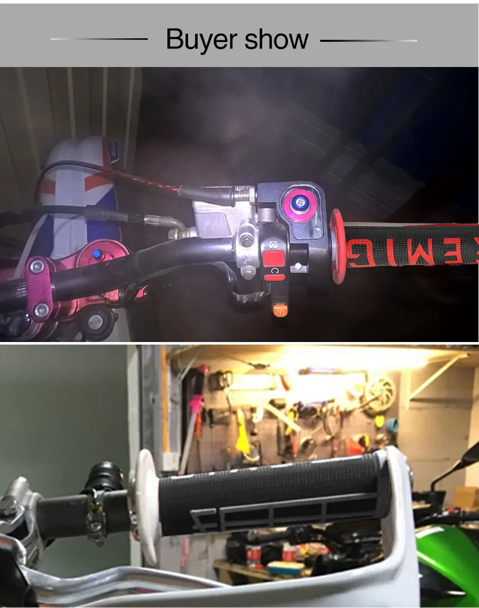 Sclmotos-CNC алюминиевые поворотные ручки дроссельной заслонки с кабелем с ручками для Suzuki RM 80 85 125 250 для KTM DUKE Pit Dirt Bike