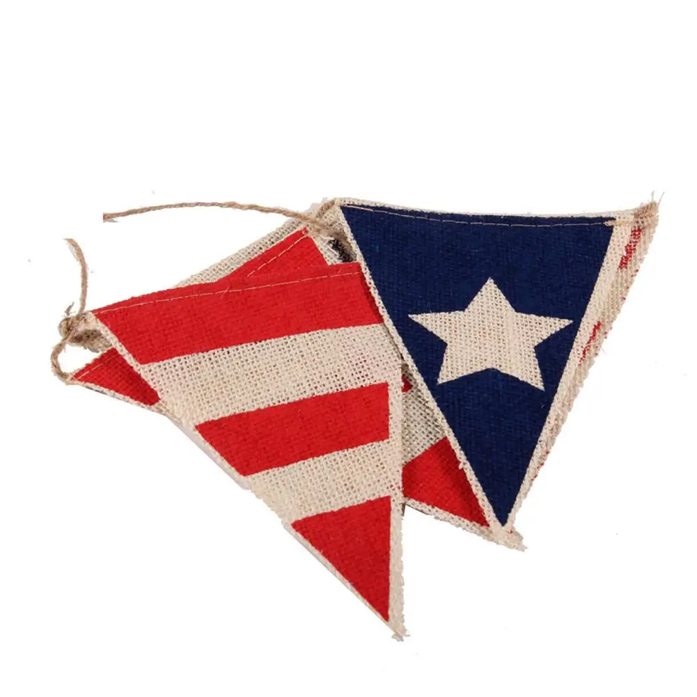 Патриотический Флаг США баннеры для флага Америки празднования Дня