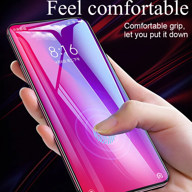 20D изогнутое закаленное стекло для Xiaomi 9 SE 9T Pro 8 Lite Redmi K20 Защитная пленка