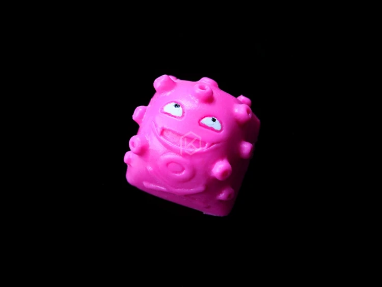 Bob ручной работы смолы koffing artisan keycaps для mx stem механические клавиатуры пожалуйста, прочитайте текст ниже и купите его через ссылку