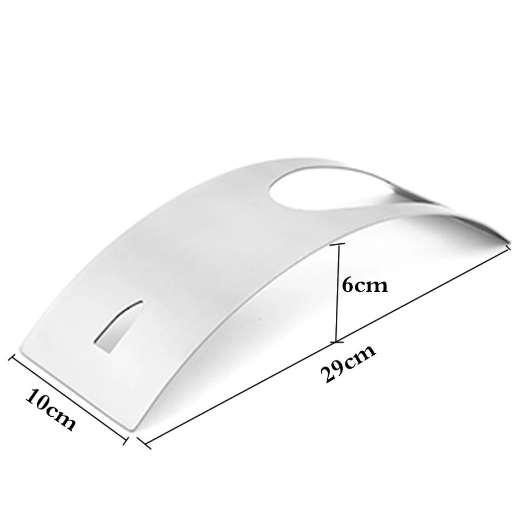 Простой изогнутый дизайн стойка для настольного вина из нержавеющей стали