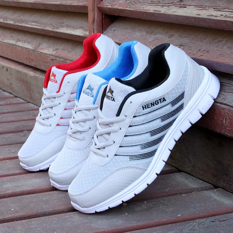 Кроссовки 2016 Новинка Для мужчин женщин светильник сетки Спортивная обувь