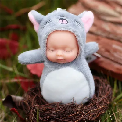 as photo Мода Kawaii Тоторо плюшевый брелок с помпоном Спящая кукла брелок для женщин аксессуары для сумок автомобильный брелок - Цвет: as photo