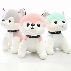Милый щенок, мягкие игрушки 3040 см, милая мультяшная собака хаски, плюшевые игрушки, мягкая кукла, детские игрушки, плюшевые куклы хаски