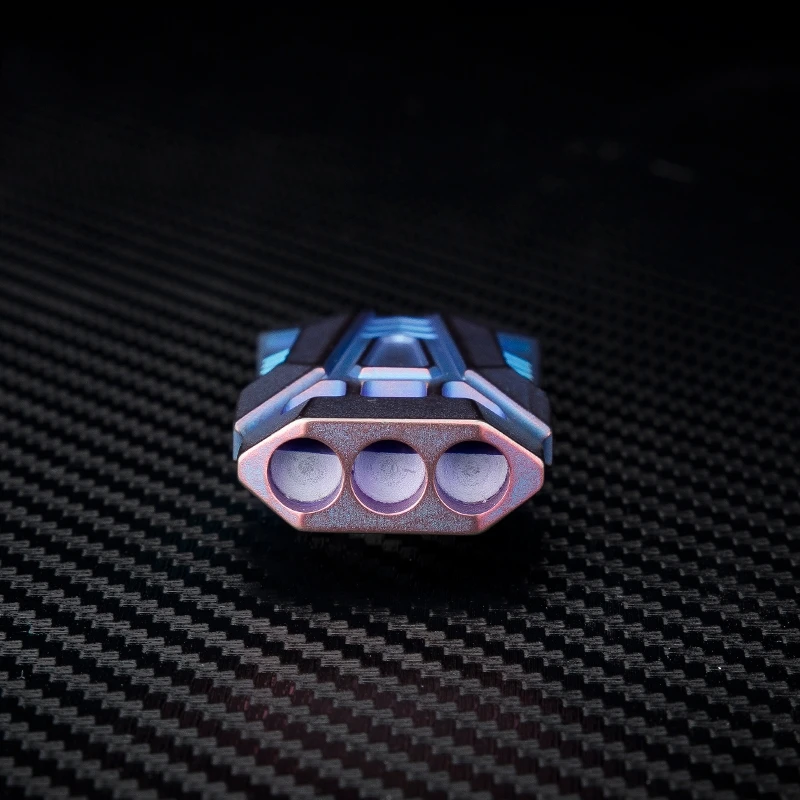 Открытый кемпинг три трубы TC4 титановый сплав свисток для выживания