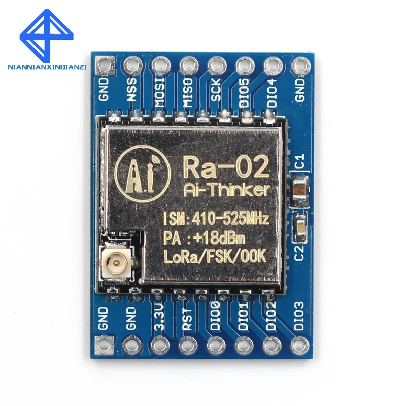 Модуль LoRa SX1278 беспроводной Ra-02 Ai-Thinker с широким спектром для умного дома 433 м 10 км