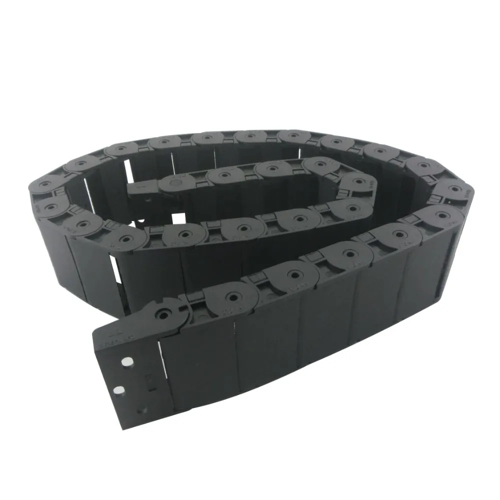 

Transmission Chains 18 x 50mm Internal Size 1.02M Length Plastic Reinforced Nylon Towline Cable Drag Chain