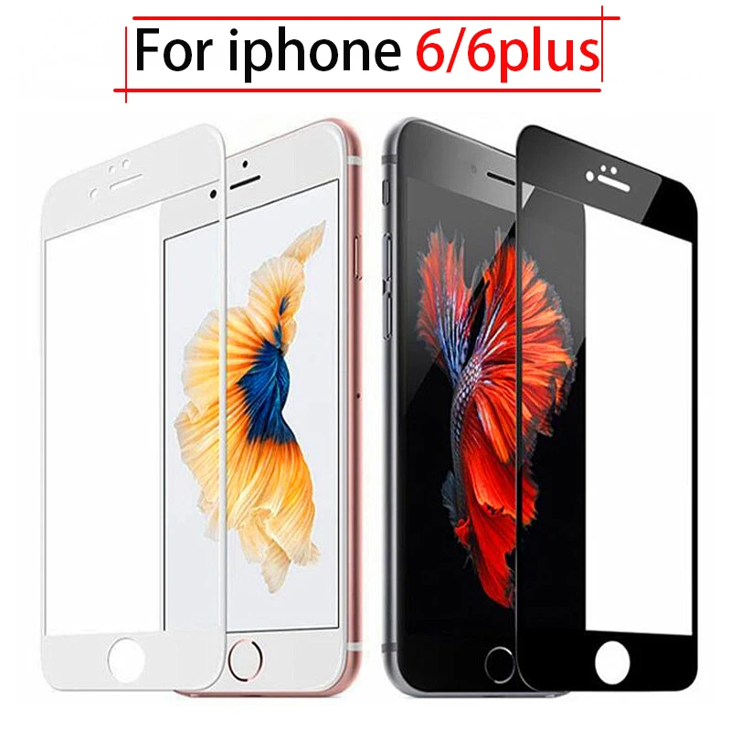3D Защитное стекло для iphone X, закаленное стекло iphon ipone для iphone 7, 8 plus, 6 plus, XR, полное покрытие, Защитная пленка для экрана