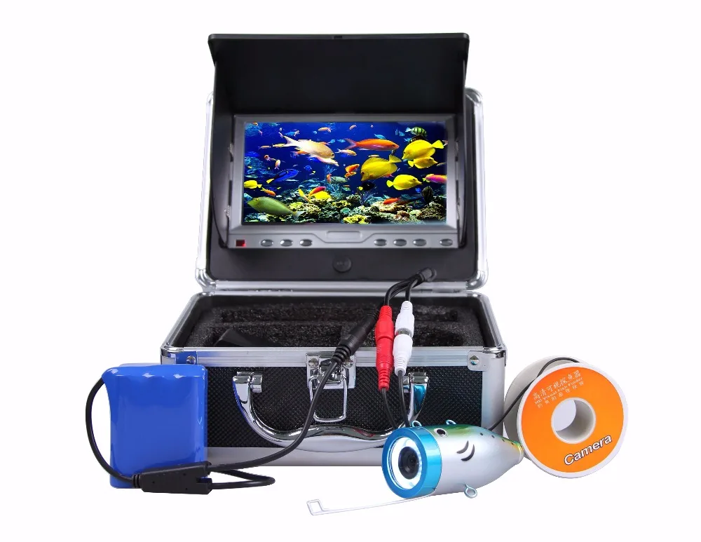 700TVL 7 дюймов Экран подводная 15 м Рыбалка Камера аудио/видео эндоскоп |