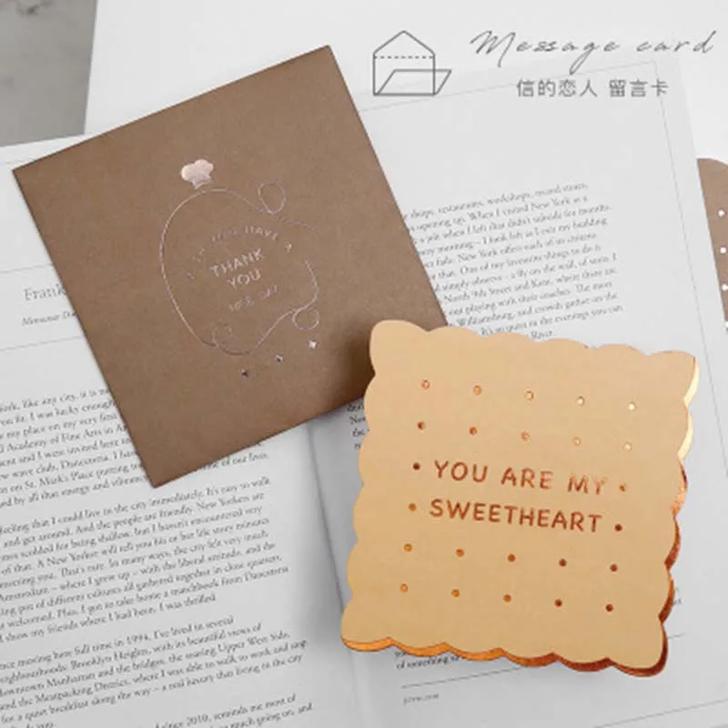 Милый торт в форме печенья бумажная карта сделай сам Сообщение поздравительная