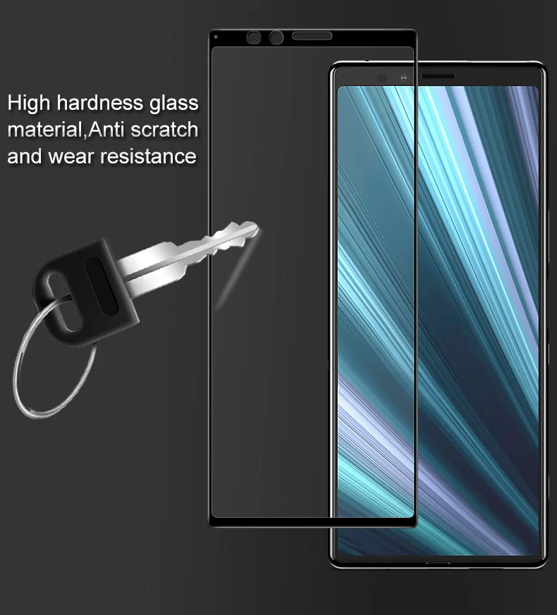 Imak Pro+ полноэкранная панель Клей закаленное стекло для sony Xperia 1 Олеофобное