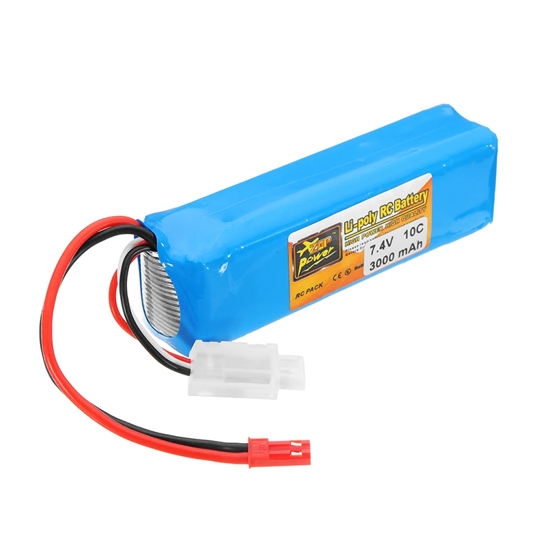 Перезаряжаемый ZOP Power 7 4 V 3000 mah 10C Lipo BatteryFor FrSky taranis X9D Plus передатчик запасные части