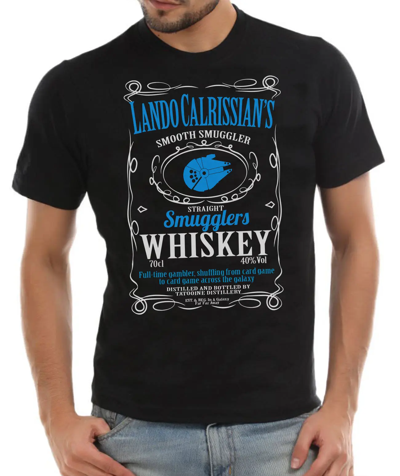 Lando Calrissian's Smooth Smugglers Whiskey футболка Han Solo A Star Wars Story Бесплатная доставка Harajuku топы
