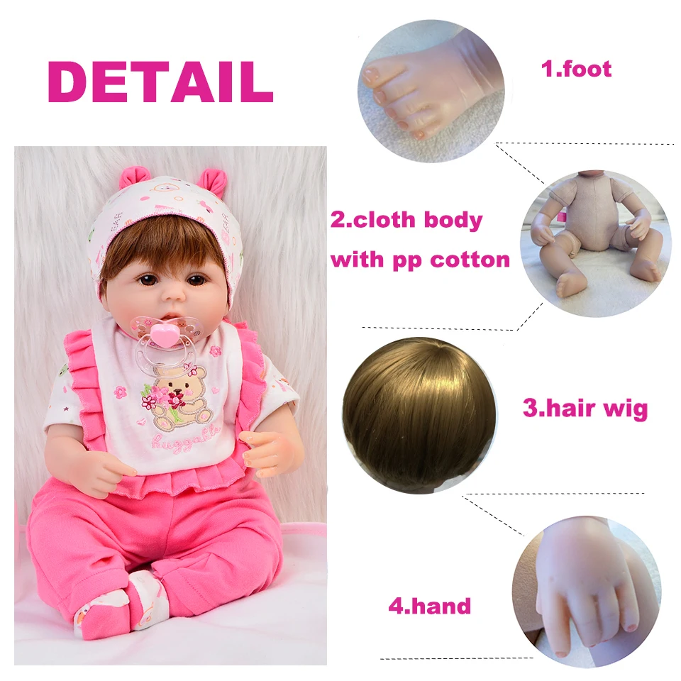 KEIUMI 1" Reborn Boneca Menina мягкий силиконовый Reborn Baby Doll игрушка для девочки подарок на день детей мягкая кукла Playmate