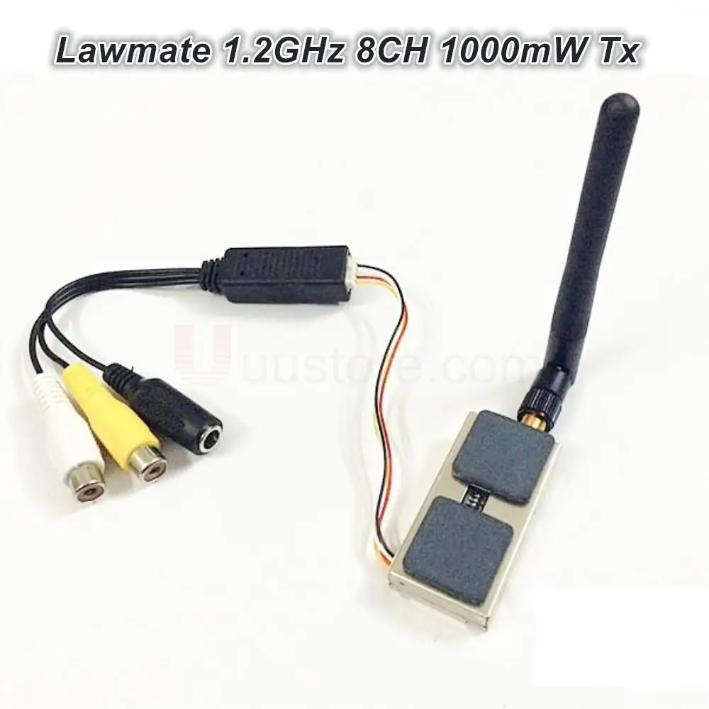 Lawmate 1 2 GHz 8CH 1000mW беспроводной AV Передатчик VTX TM 121800 для камеры FPV CCTV|lawmate 1.2ghz|wireless av transmitterav transmitter |