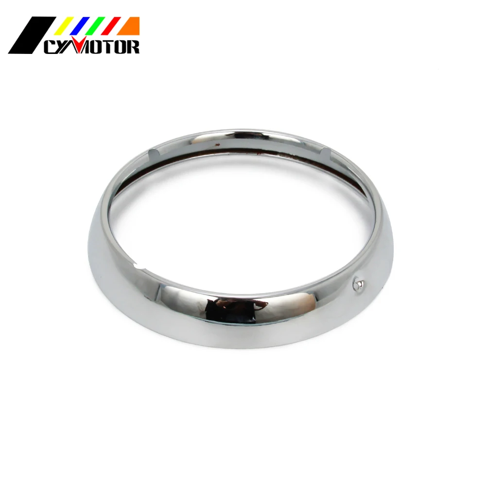 Motorcycle Accessories 7 inch Chrome Headlight Trim Ring For Harley Davidson Touring Road King Glide Street and Tri | Автомобили и