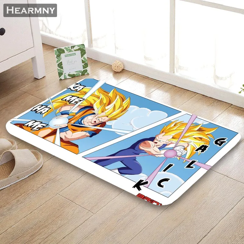 Хороший Dragon Ball Z коврик напольный околодверный коврик Домашний креативный коврик супермягкий впитыватель ванная комната Придверный коврик 40X60 см, 50x80 см