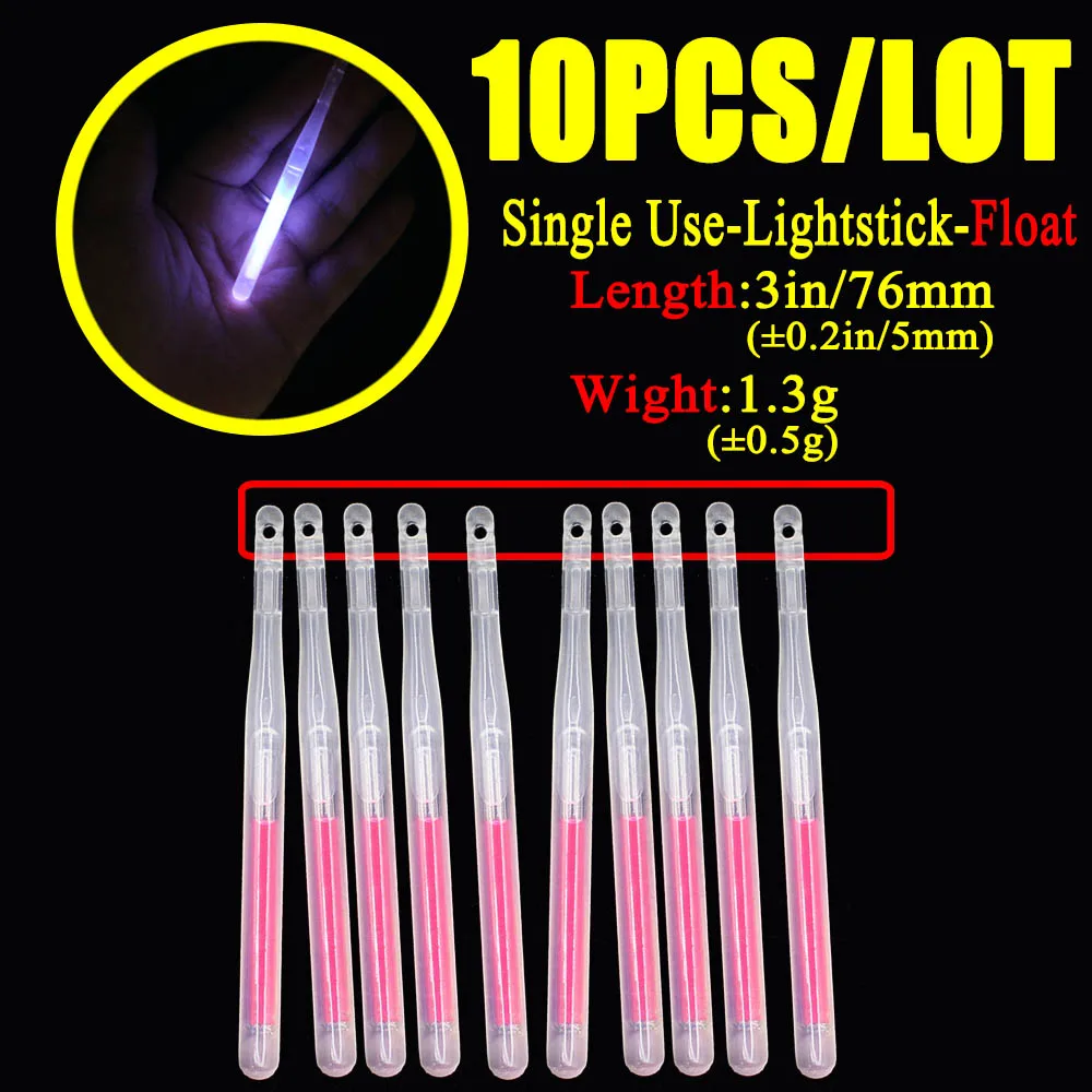 as photo 10 шт./пакет 4,5*40 мм рыболовный поплавок флуоресцентный Lightstick ночник плавающий стержень огни темно-палке - Цвет: as photo