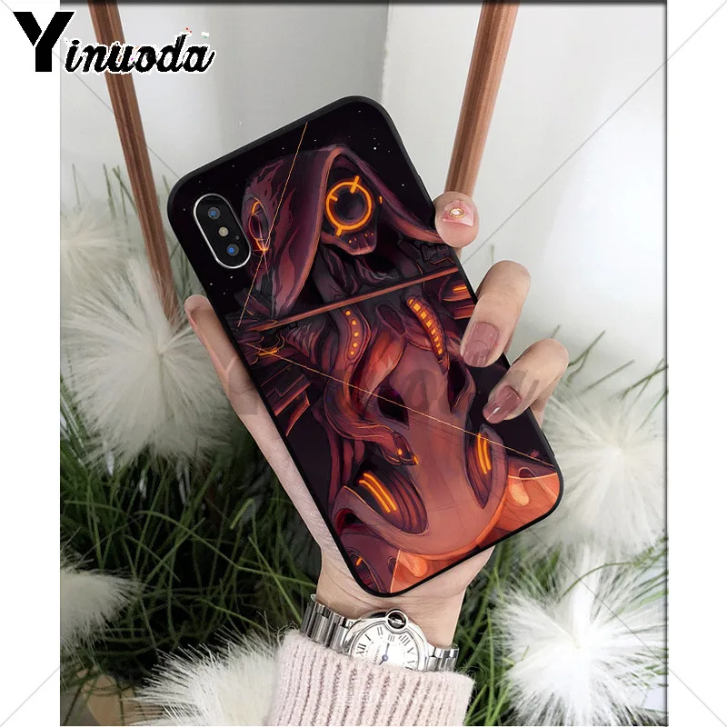 Ультратонкий высококачественный мягкий чехол Yinuoda Warframe из ТПУ для телефона iPhone 8 7