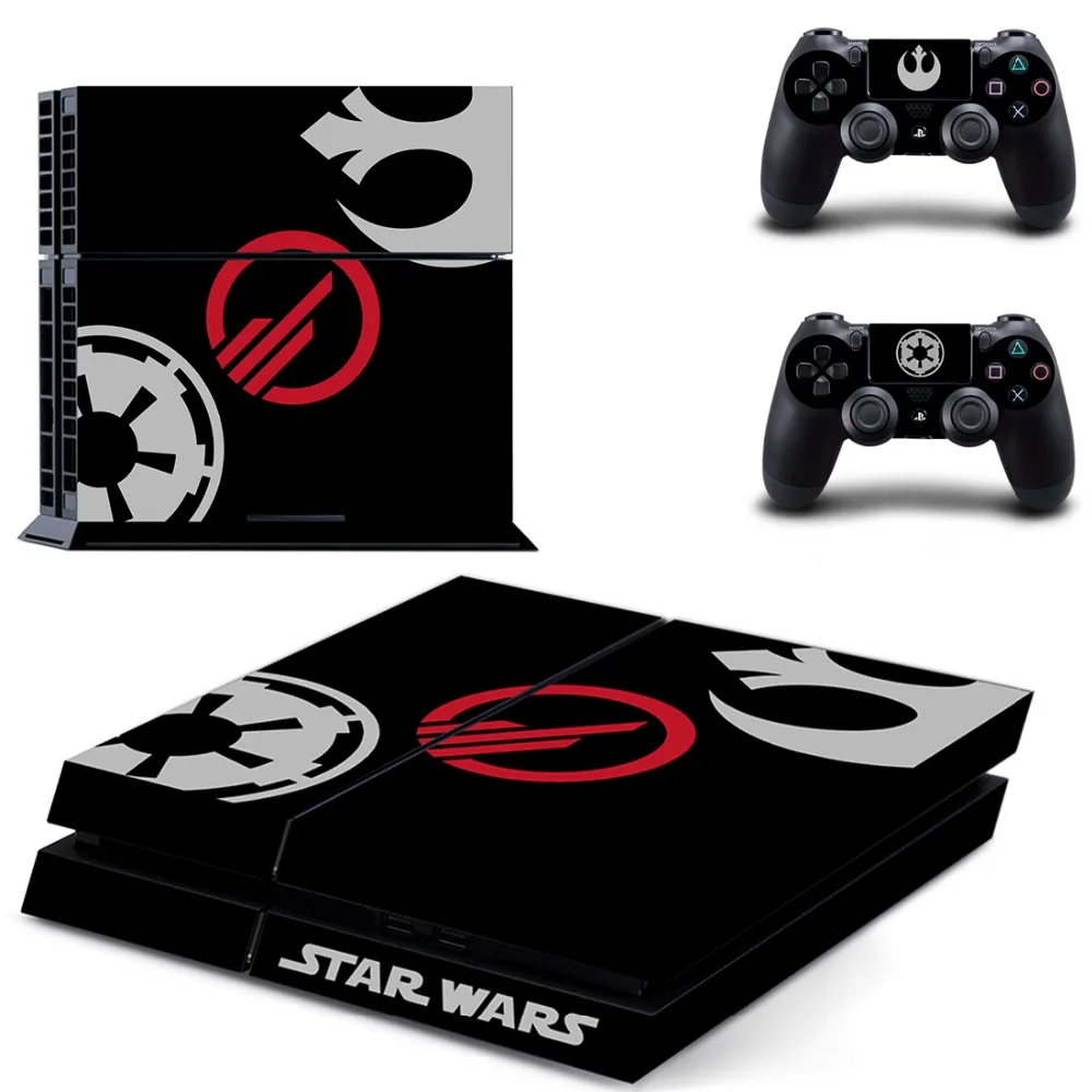 Пленка Star Wars наклейка для PS4 виниловая наклейка, стикер для консоли sony Playstation 4 и 2 контроллера наклейка для PS4 наклейка