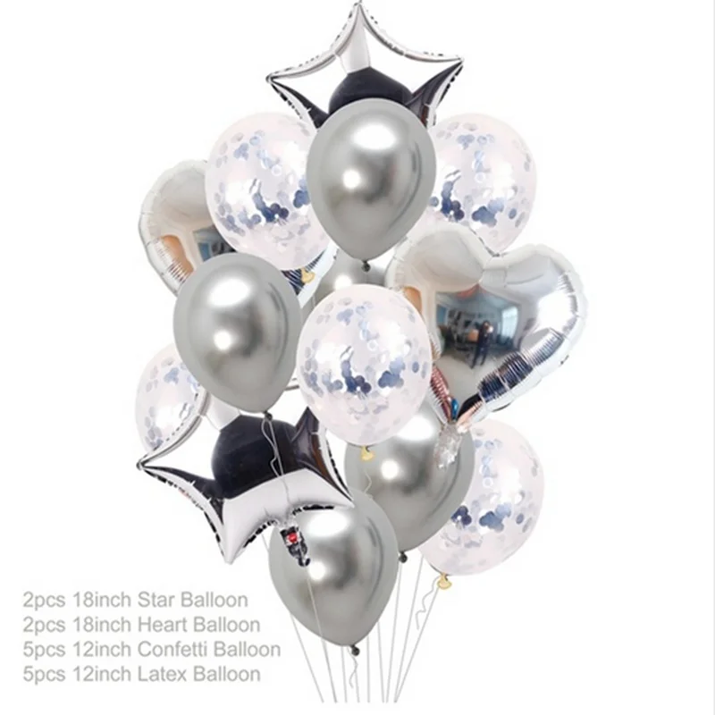 Balloon set 2 FENGRISE украшения для дня рождения, Детские шары, воздушные шары для дня рождения, гигантские большие шары на день рождения, декоративные шары для дня рождения, Globos - Цвет: Balloon set 2