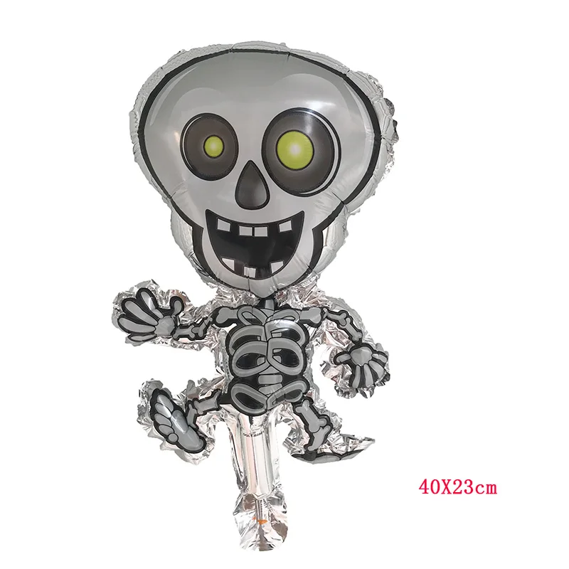 1 pcs 5 Styles Mini Black Cat Pumpkin Bat Skull Halloween Eve Foil Balloons Decor Inflatable toys Helium Balloon Party Supplies | Дом и сад