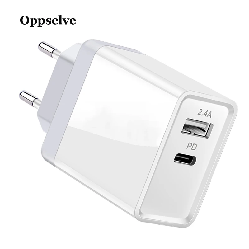 Oppselve Зарядное устройство USB 30 Вт Тип C Быстрая зарядка турбо настенное зарядное