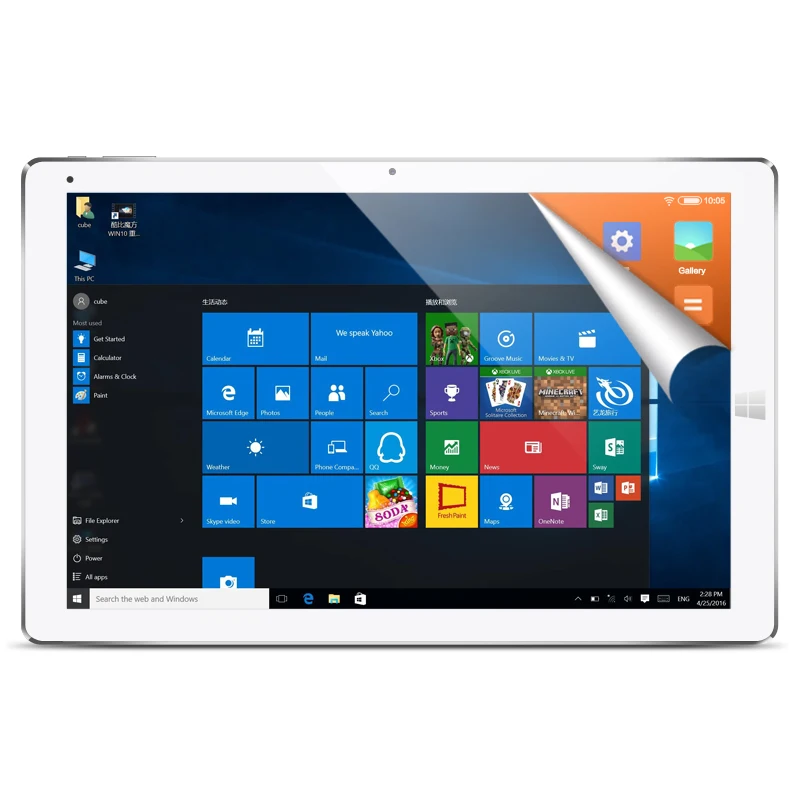12.2 ''IPS Cube iwork12 Оконные рамы 10 + Android 5.1 двойной загрузки Планшеты PC 1920x1200 Intel Atom