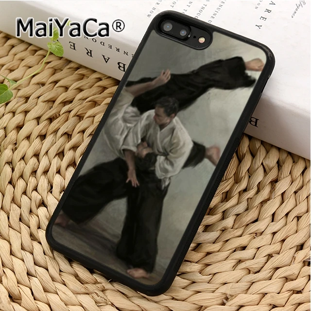 Японский чехол MaiYaCa aikido Judo для телефона iPhone 5 6 s 7 8 plus 11 12 Pro X XR XS Max Samsung Galaxy S6 S7 edge S8