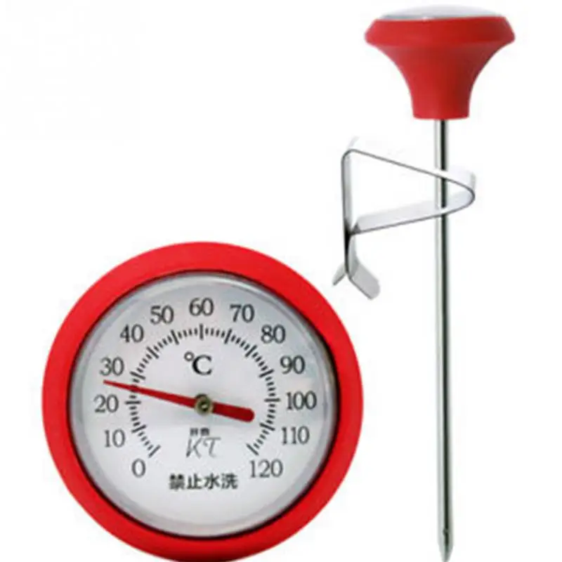 Instant Read Stainless Steel Kitchen Food Cooking Milk Coffee Probe Thermomete | Дом и сад