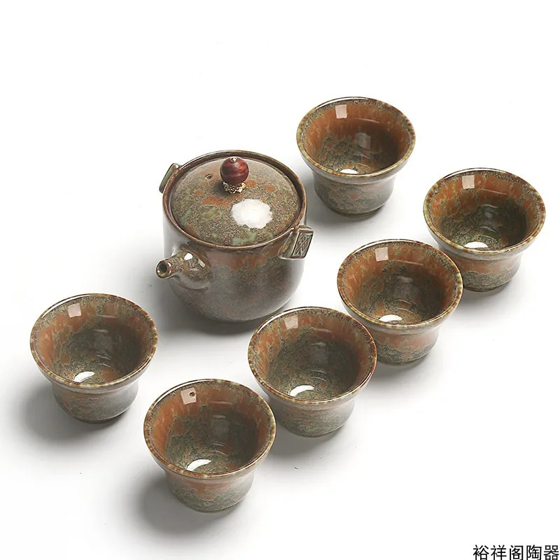 

Chinese tea art ceramic ceremony Kungfu tea set household simple portable tea maker teapot teapot cup gift box teaware