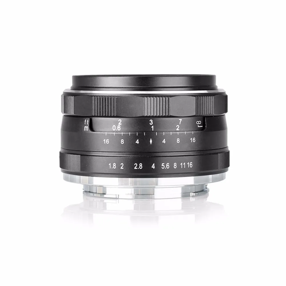Meike 25 мм f1.8 Большая диафрагма ручной фокус объектив для Sony E mount A6300 A6100 A6000 A5100 A5000