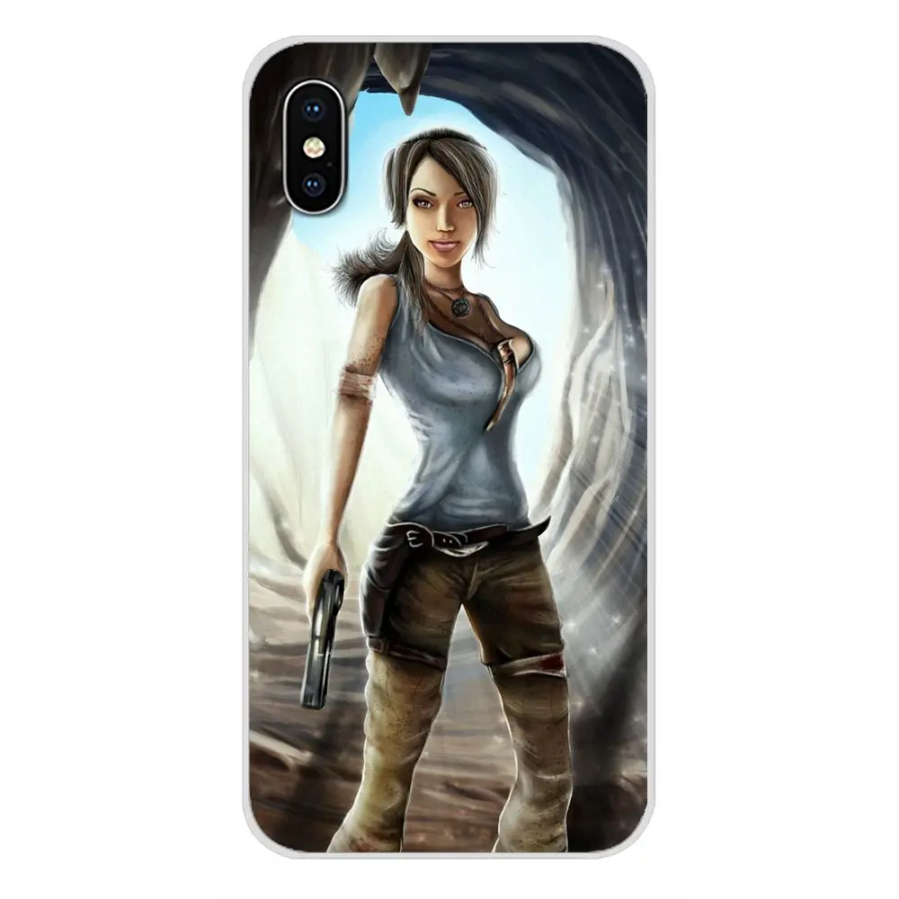Tomb Raider Lara Croft игровой прозрачный мягкий чехол сумка для Samsung Galaxy J1 J2 J3 J4 J5 J6 J7 J8 Plus 2018