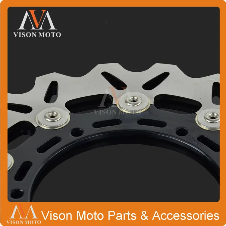 2 шт. передний плавающий тормозной диск для Yamaha XJ600 98 03 XTZ660 08 13 TDM900 02 14 YZF600 96 07 YZF1000 YZF