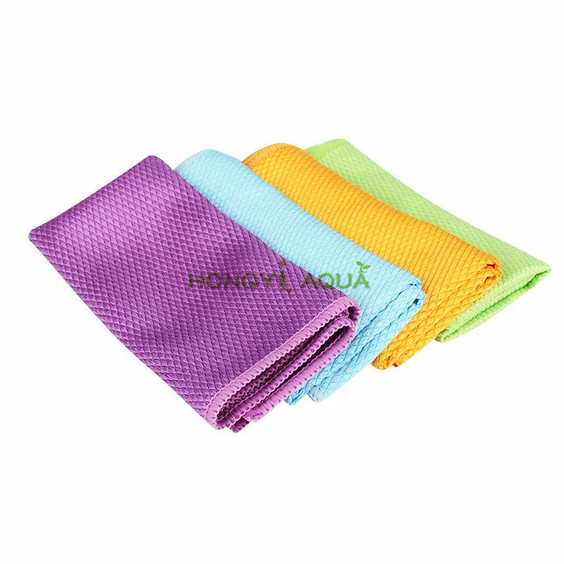 

2 шт./лот двусторонний инструмент для очистки аквариума, стеклянная ткань, салфетка для аквариума, случайный цвет, горячие продукты хорошего...