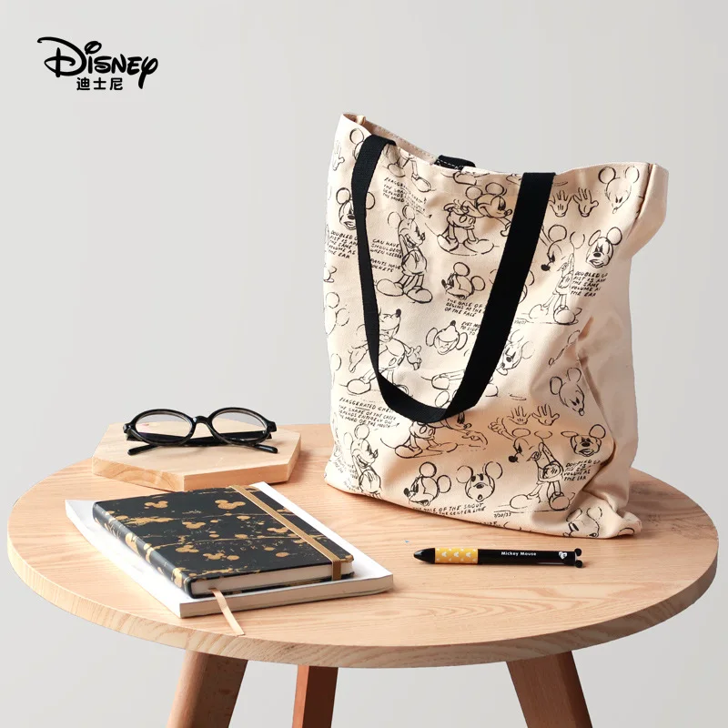 Брендовая сумка disney для мамы Холщовая Сумка мультяшный досуг сумки девочек с
