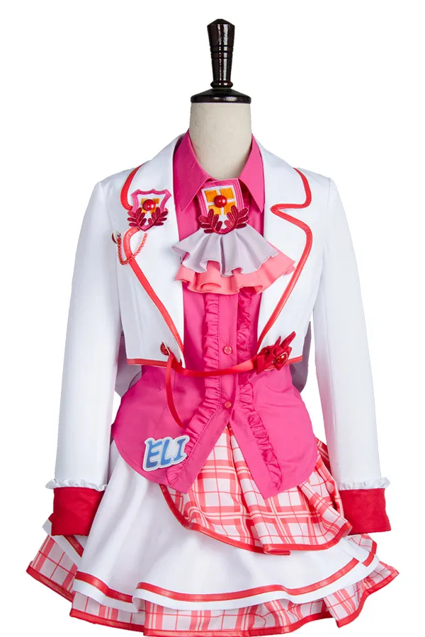 LoveLive! Love Live Eri Eli Ayase/платье для занятий в школе униформа девочек на сцене полный
