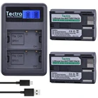 Tectra 2 шт. BP-511 BP 511 литий-ионный аккумулятор + ЖК USB двойное зарядное устройство для Canon G6 G5 G3 G2 G1 EOS 300D 50D 40D 30D 20D 5D