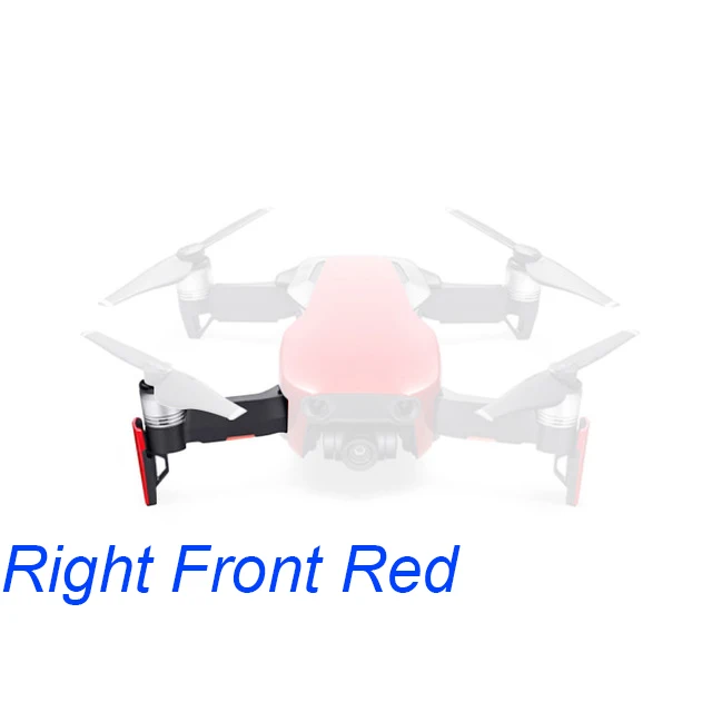 right front red DJI Mavic Air передний/задний левый/правый рычаг двигателя красный подлинный белый черный Запасной рычаг для Mavic Air Drone запасные части - Цвет: right front red