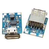 1pc 5v boost step up power module lithium lipo battery charging protection board usb for diy charger 134n3p program
