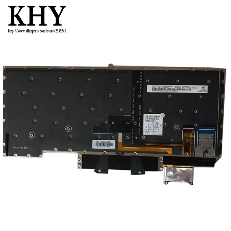 Оригинальная клавиатура USI IND для Thinkpad X1 Carbon Gen 5(20K3, 20K4) P/N 01ER623 01ER664 SN20M08031 SN20M08072