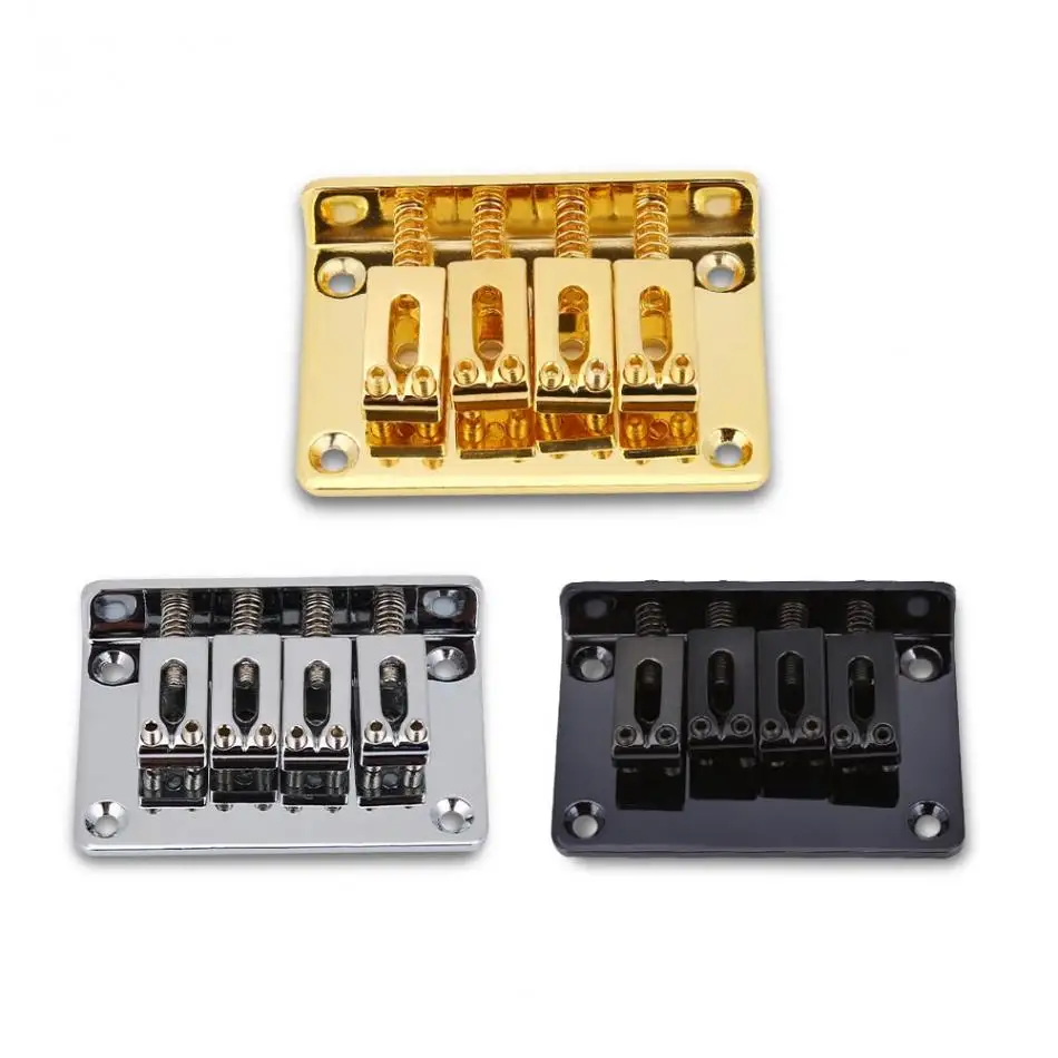 4 струнная Электрогитары мост прочный фиксированным Замена моста Запчасти для