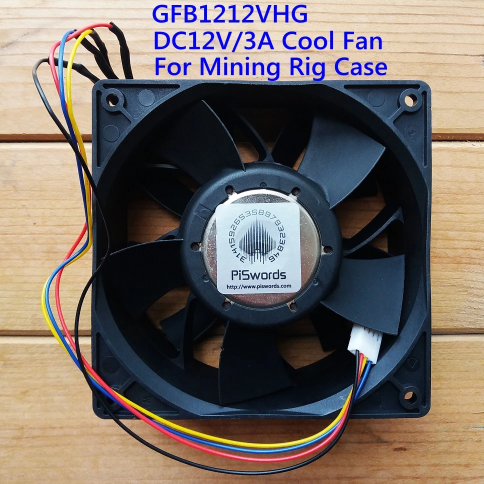 GFB1212VHG 120 мм 12 В 3 4a см вентилятор кулера с двойным подшипником для майнинга