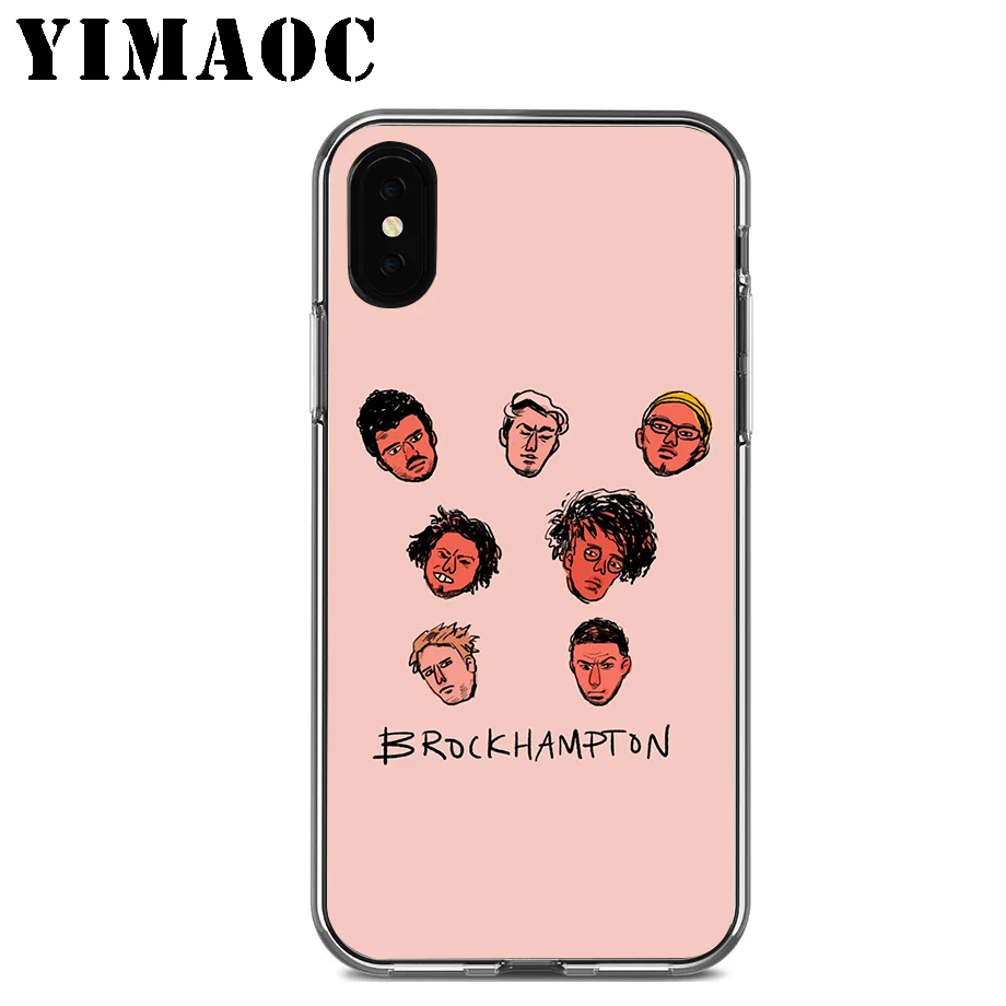 YIMAOC Brockhampton Boys Soft Silicone Case for Apple Iphone 11 Pro Xr Xs Max X 10 8 Plus 7 6S 6 SE 5S 5 7Plus 8Plus |