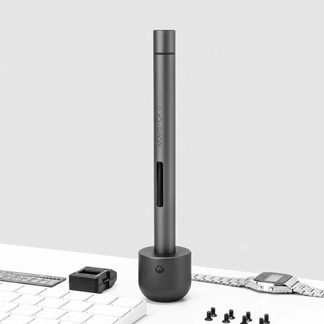 Black Xiao mi jia Wowstick 1F+ 64 в 1 Электрический винт mi driver Беспроводная литий-ионная Зарядка светодиодный шуруп mi jia driver kit - Цвет: Black