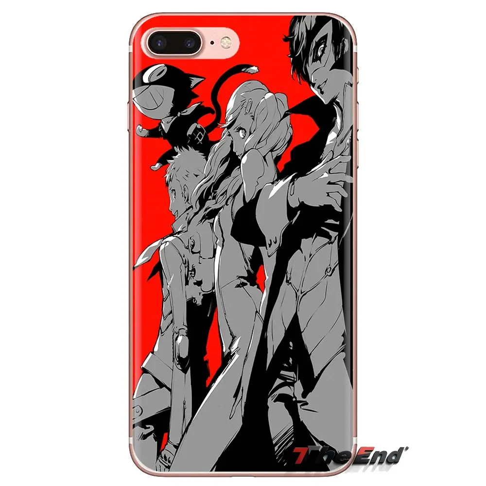 anime Persona 5 Soft Transparent Cases Covers For iPod Touch Apple iPhone 4 4S 5S SE 5C 6 6S 7 8 X XR XS Plus MAX |