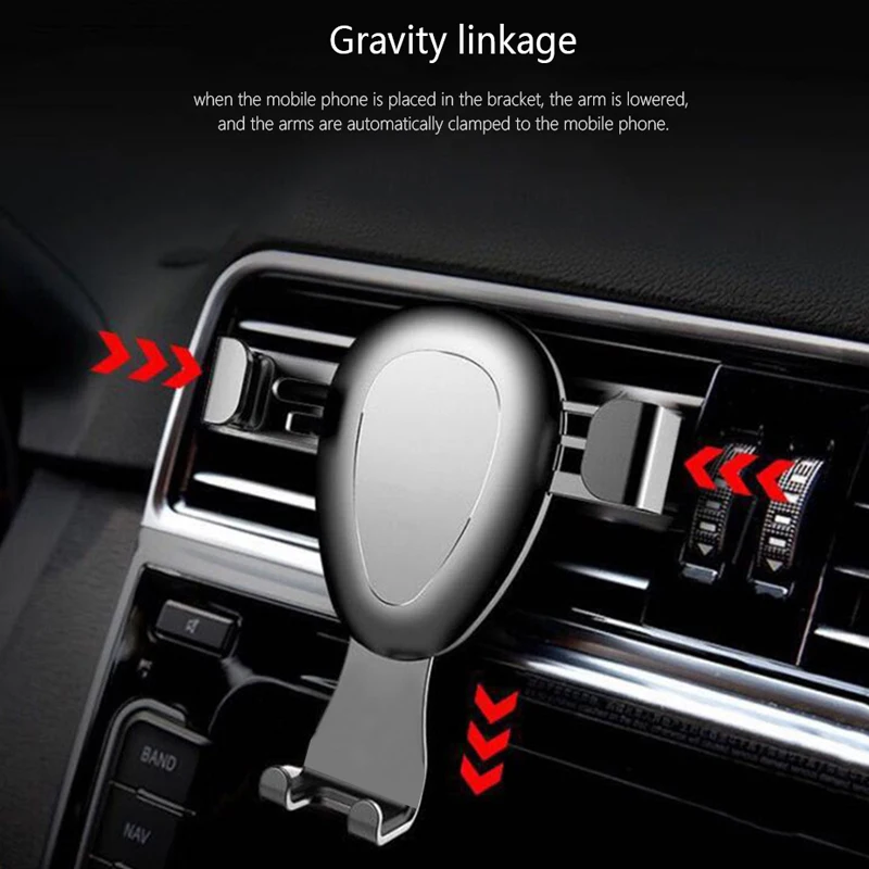 Автомобильный держатель телефона Стенд Универсальный Air Vent Зажим для iPhone samsung