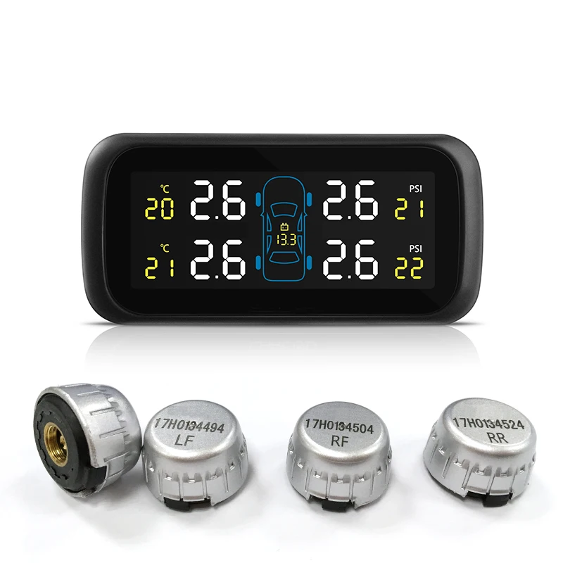 YASOKRO YSR903 автомобильный TPMS система мониторинга давления в шинах 4 внешних